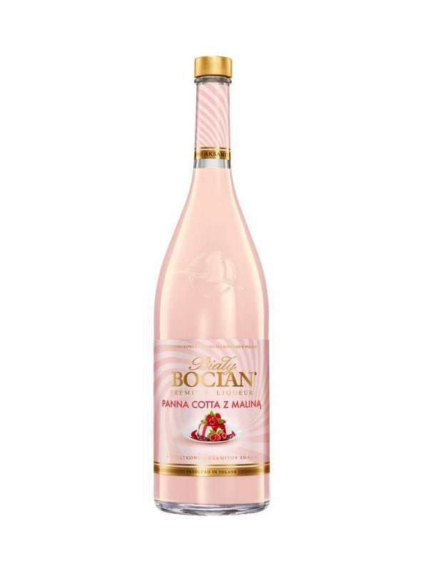 Bialy Bocian Panna Cotta with Raspberry Vodka Liqueur (Panna Cotta z MalinÄ…) 50cl / 16%