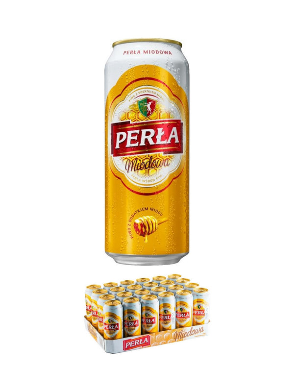 Perla Honey Miodowa Polish Lager Beer (Multipack) 24 x 500ml / 6.0%