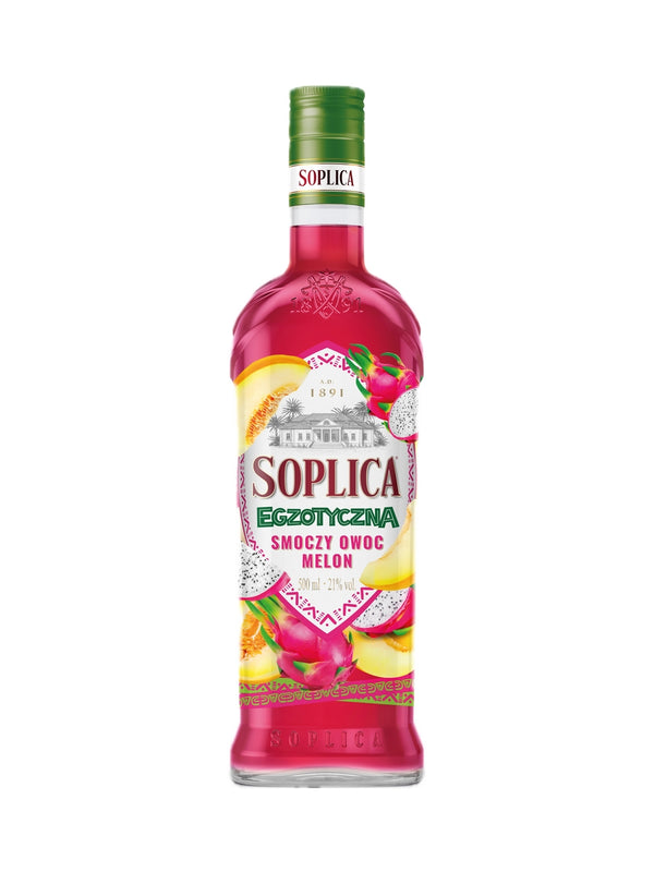 Soplica Exotic Dragon Fruit and Melon Vodka Liqueur (Egzotyczna Smoczy Owoc•Melon) 50cl / 21%