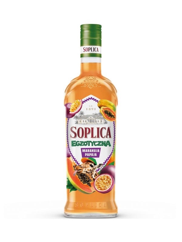 Soplica Exotic Passion Fruit and Papaya Vodka Liqueur (Egzotyczna Marakuja•Papaja) 50cl / 21%