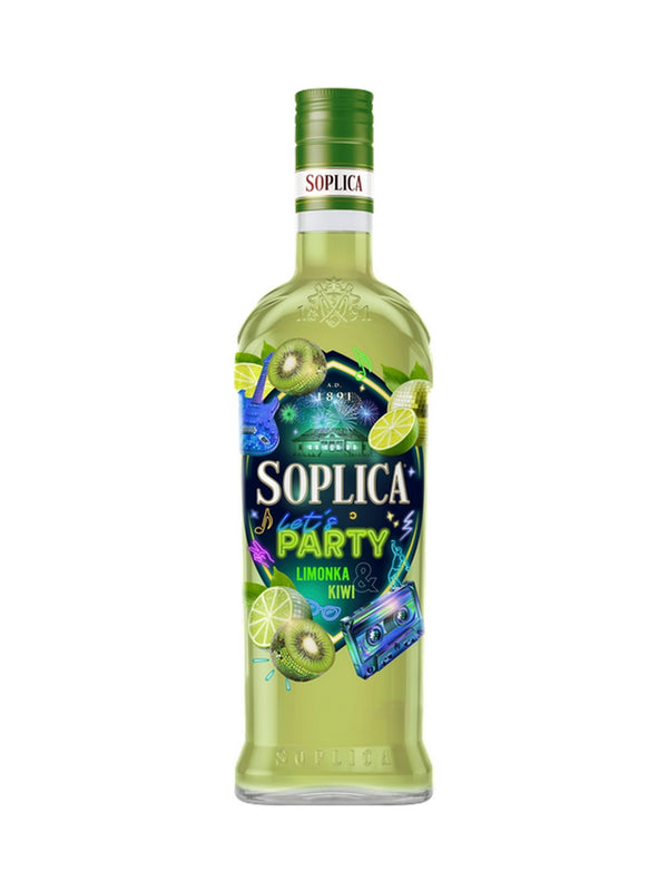 Soplica Let's Party Lime and Kiwi Fruit Vodka Liqueur (Limonka•Kiwi) 50cl / 21%