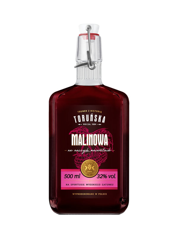 Torunska Raspberry Vodka Liqueur (Malinowa) 50cl / 32%