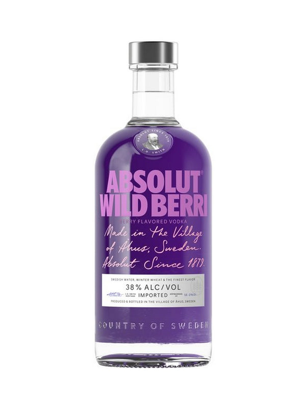Absolut Wild Berri Flavoured Vodka 70cl / 38%