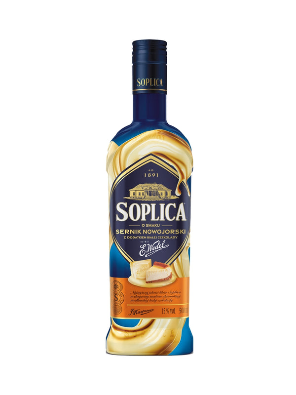 Wedel Soplica New York Cheesecake with White Chocolate Liqueur Vodka (Sernik Nowojorski z Dodatkiem Białej Czekolady) 50cl / 15%