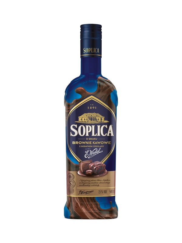 Wedel Soplica Brownie Coffee in Wedel Chocolate Liqueur Vodka (o Smaku Brownie Kawowe z Dodatkiem Czekolady Wedel) 50cl / 15%