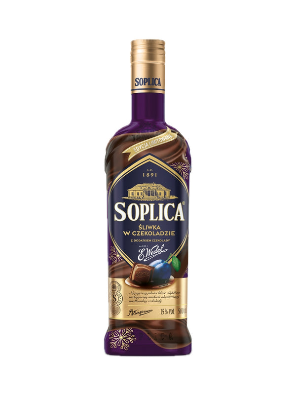 Wedel Soplica Plum in Wedel Chocolate Liqueur Vodka (Sliwka w Czekoladzie z Dodatkiem Czekolady Wedel) 50cl / 15%