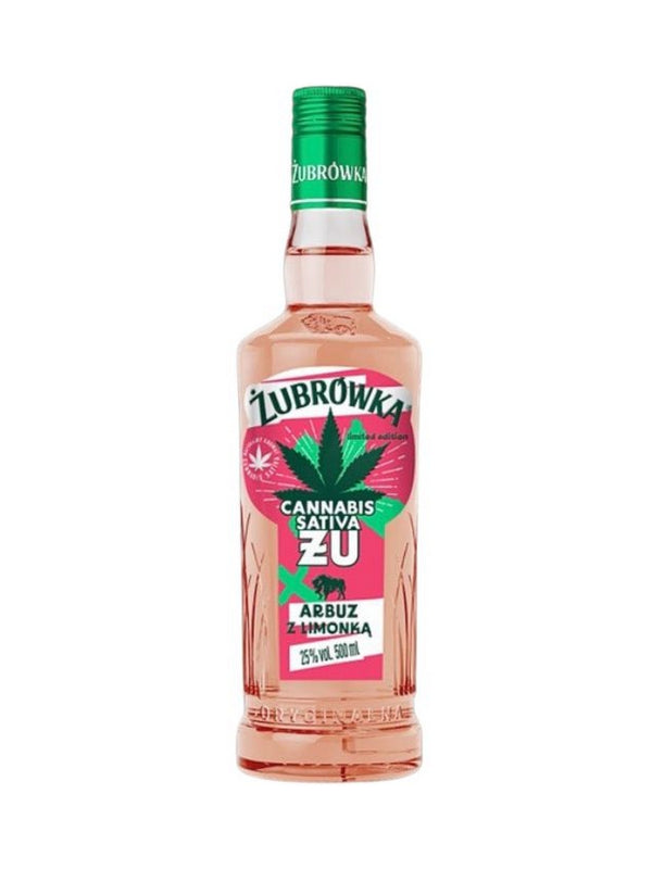 Zubrowka ŻU Cannabis Sativa Watermelon & Lime (Arbuz z Limonką) 50cl / 25%