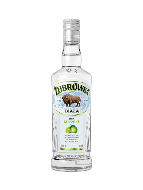 Zubrowka White Lime Vodka Flavoured (Biała z Nutą Limonki) 50cl / 37.5%