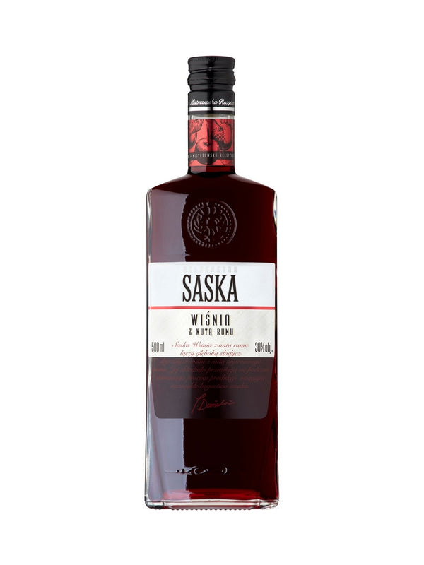 Saska Cherry With a Hint of Rum Vodka Liqueur (Wiśnia z Nutą Rumu) 50cl / 30%