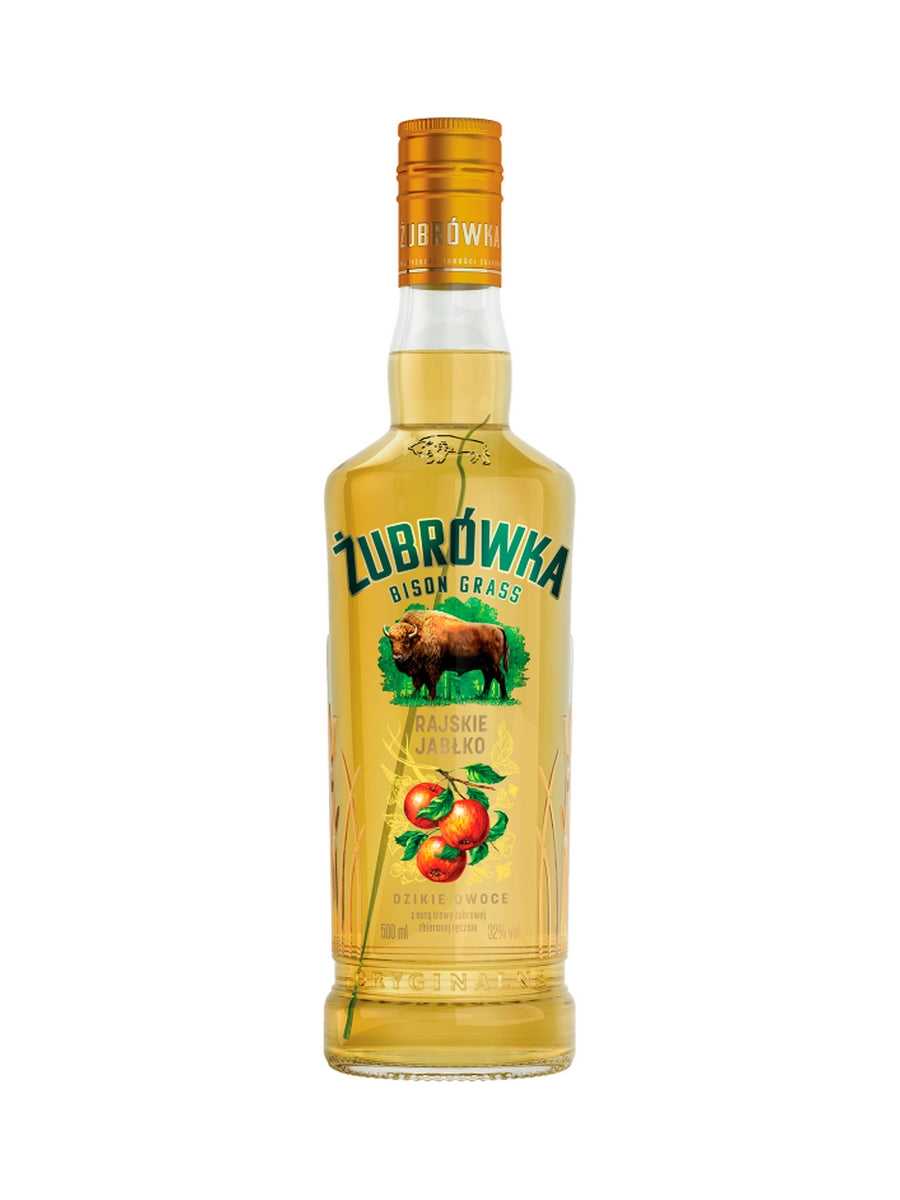 Zubrowka Apple Vodka Liqueur (Rajskie Jabłko) 50cl / 32 Wodka Company