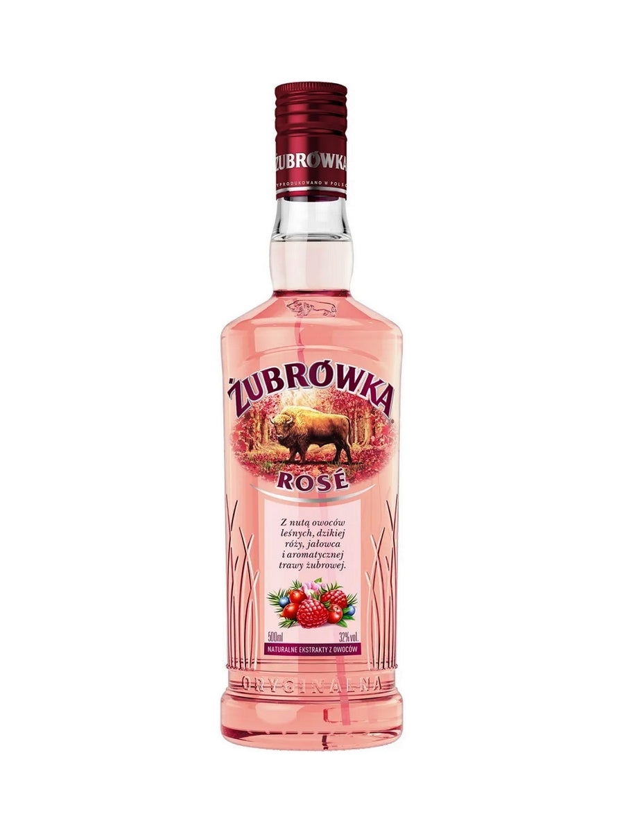 Zubrowka Rose Vodka Flavoured 70cl / 32 Wodka Company