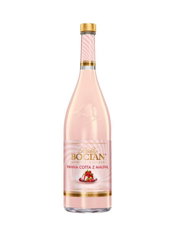 Bialy Bocian Panna Cotta with Raspberry Vodka Liqueur (Panna Cotta z Maliną) 50cl / 16%