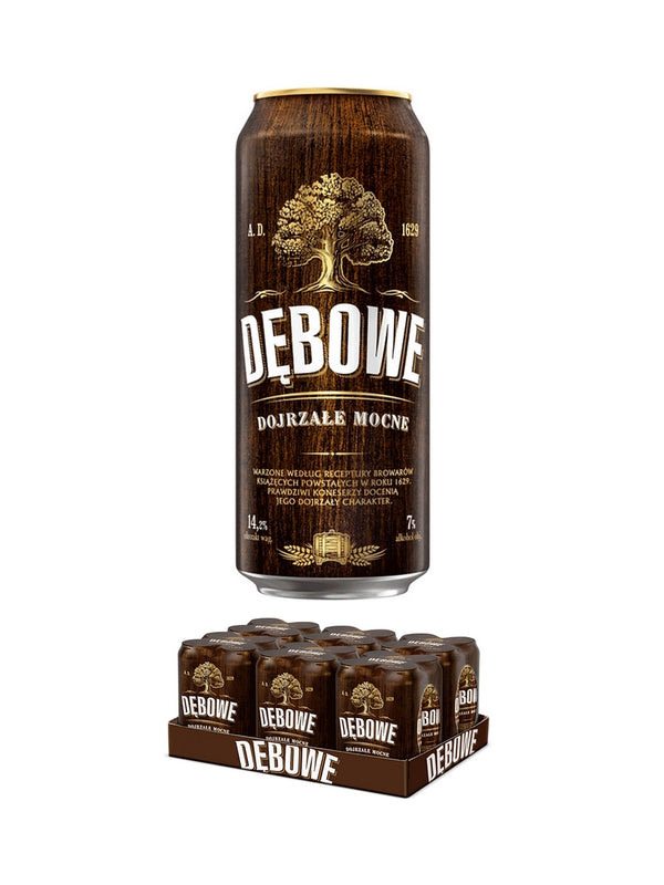 Debowe Dojrzale Mocne Polish Lager Beer (Multipack) 24 x 500ml / 7.0%