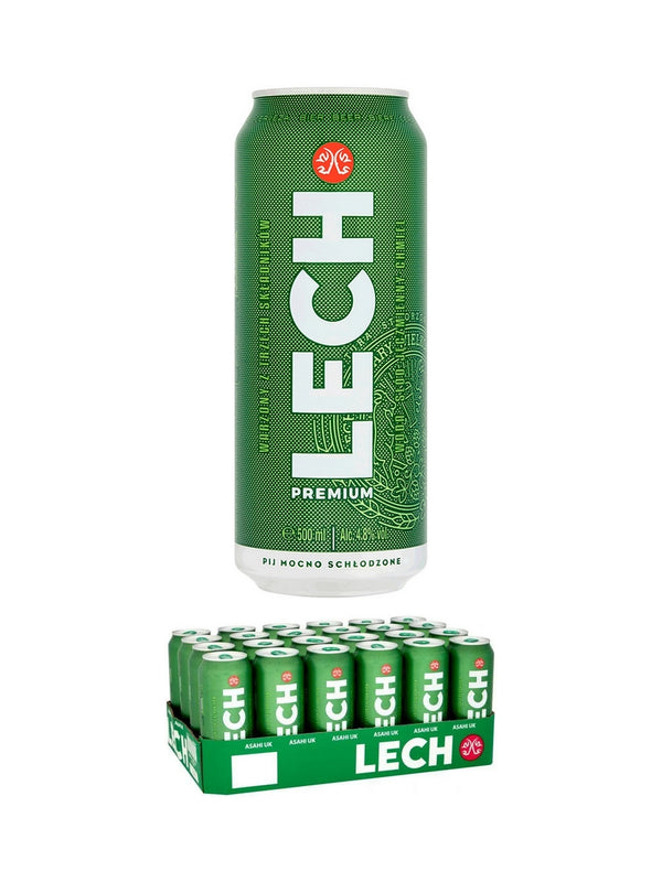 Lech Premium Polish Lager Beer (Multipack) 24 x 500ml / 4.8%