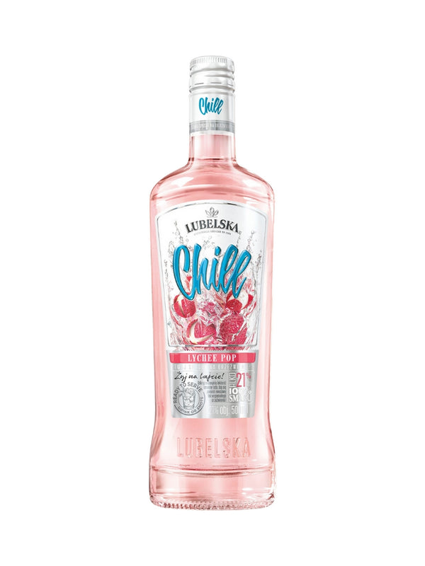 Lubelska Chill Lychee Pop Vodka Liqueur (Owoce Liczi) 50cl / 21%