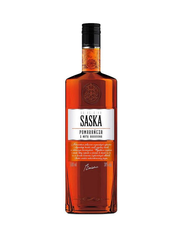 Saska Orange with a Hint of Bourbon Vodka Liqueur (Pomarańcza z Nutą Bourbona) 50cl / 30%