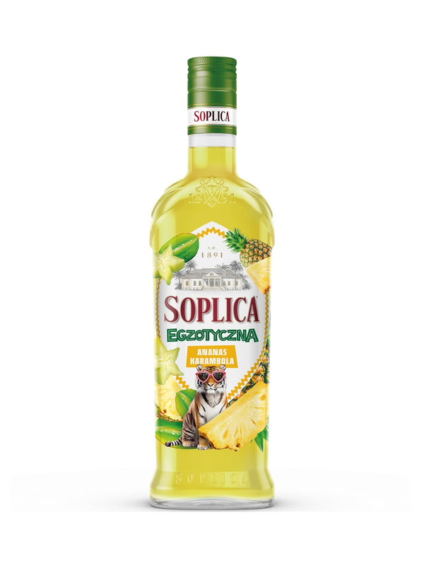 Soplica Exotic Pineapple and Star Fruit Vodka Liqueur (Egzotyczna Ananas•Karambola) 50cl / 21%