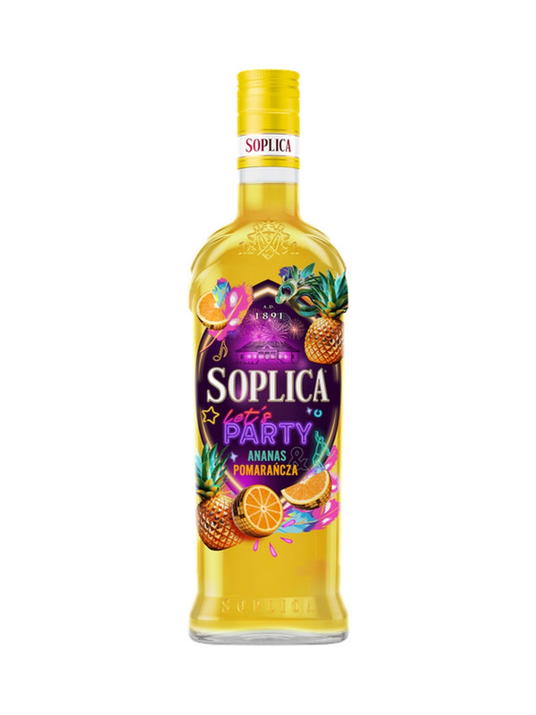 Soplica Let's Party Pineapple and Orange Vodka Liqueur (Ananas•Pomarancza) 50cl / 21%