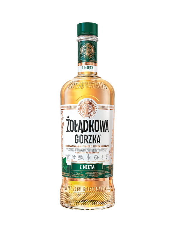 Zoladkowa Gorzka with Mint Vodka Liqueur (z Miętą) 50cl / 36%