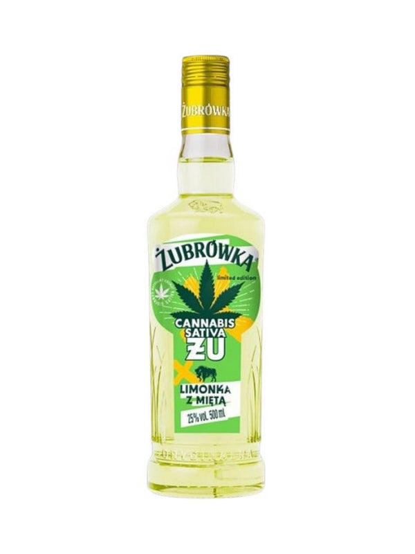 Zubrowka ŻU Cannabis Sativa Lime & Mint (Limonka z Miętą) 50cl / 25%
