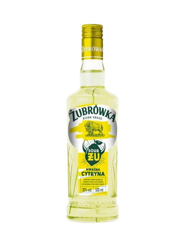 Zubrowka ŻU Sour Lemon Vodka Liqueur (Kwaśna Cytryna) 50cl / 30%