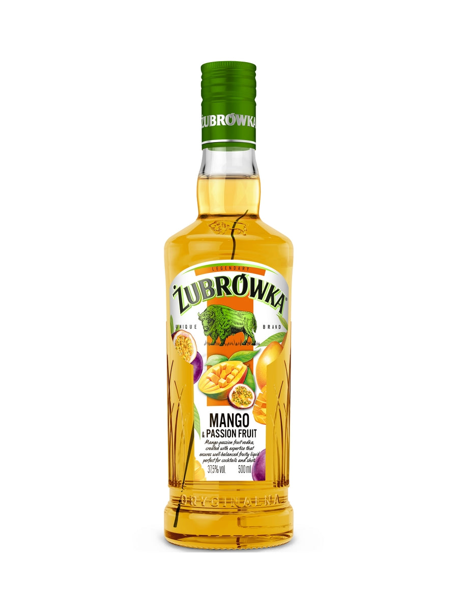 Zubrowka Mango & Passion Fruit Vodka Liqueur (Mango Marakuja) 50cl / 3