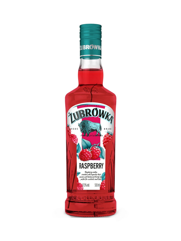 Zubrowka Raspberry Vodka Liqueur (Malina) 50cl / 37.5%