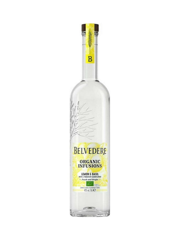 Belvedere Organic Infusions Lemon And Basil Vodka 70cl / 40% – Wodka Company