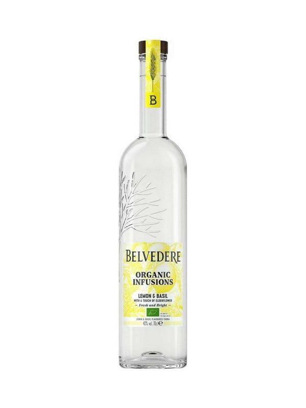 Belvedere Organic Infusions Lemon And Basil Vodka 70cl / 40%