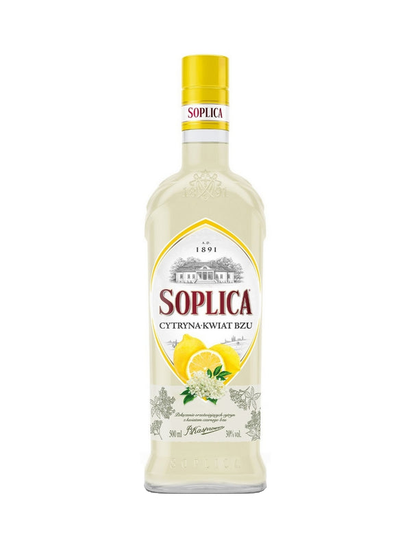 Soplica Lemon and Elderflower Vodka Liqueur (Cytryna•Kwiat Bzu) 50cl / 30%
