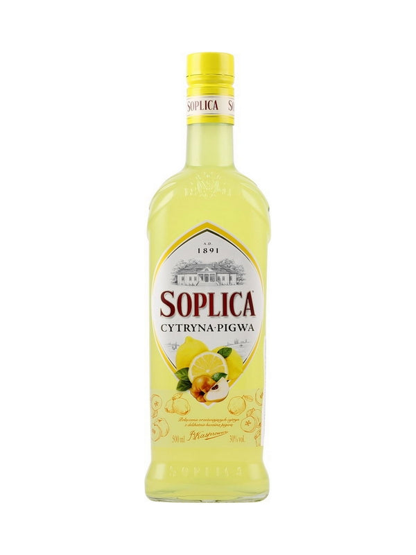 Soplica Lemon and Quince Vodka Liqueur (Cytryna•Pigwa) 50cl / 28%