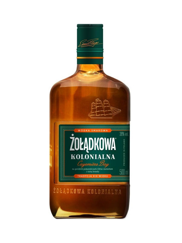 Zoladkowa Colonial Cayemites Bay Vodka Liqueur (Kolonialna z Nutą Brandy) 50cl / 38%