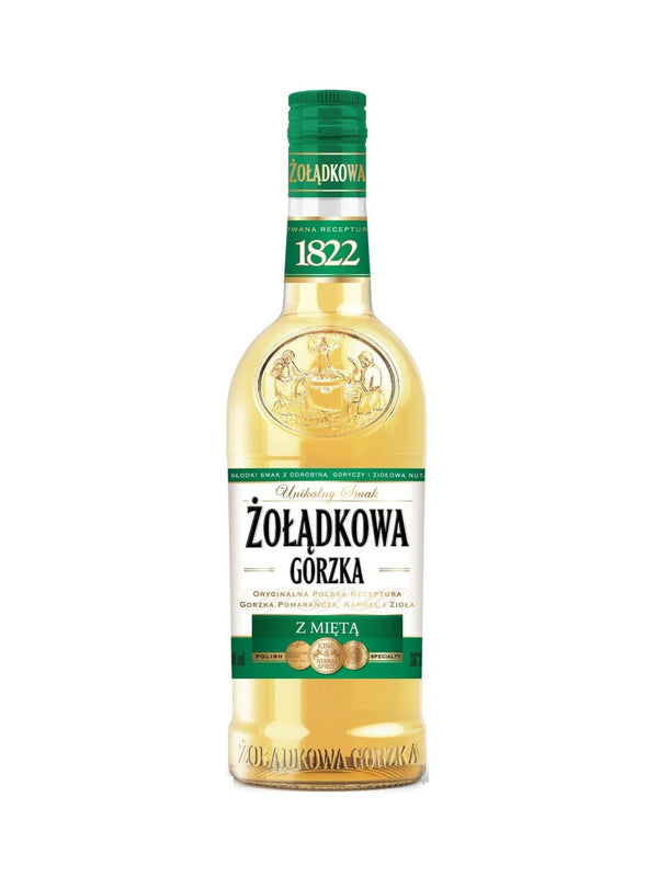 Zoladkowa Gorzka with Mint Vodka Liqueur (z Miętą) 50cl / 36%