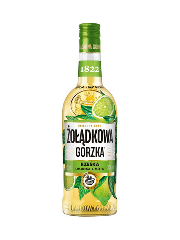 Zoladkowa Gorzka Lime and Mint Vodka Liqueur (Rześka Limonka z Miętą) 50cl / 30%