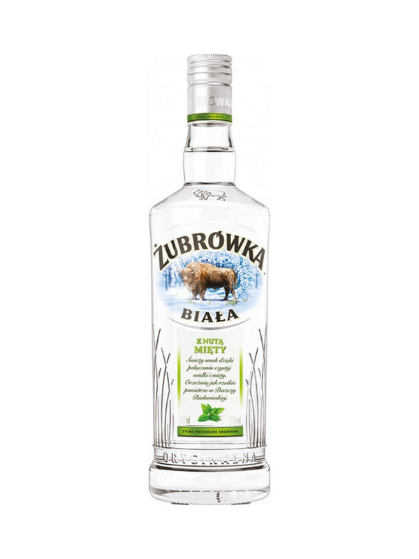 Zubrowka White Mint Vodka Flavoured (Biała z Nutą Mięty) 50cl / 37.5%