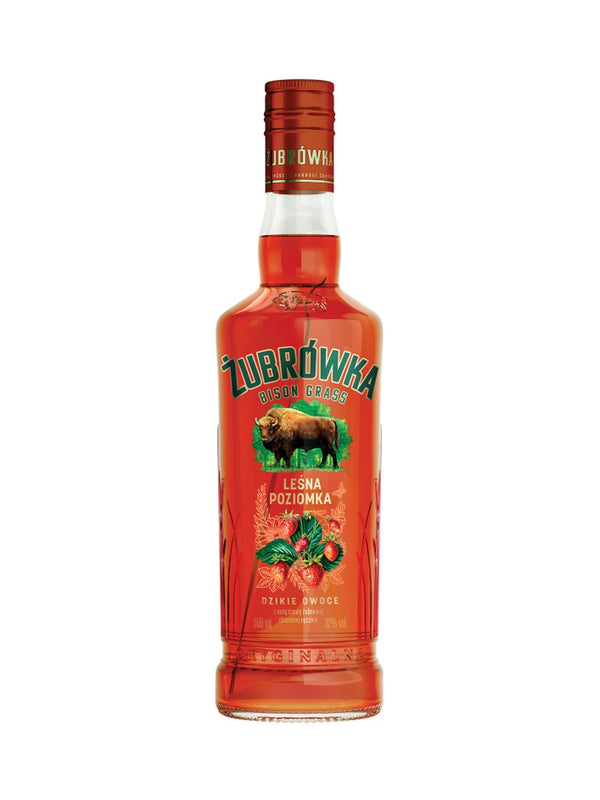 Zubrowka Wild Strawberry Vodka Liqueur (Leśna Poziomka) 50cl / 32%